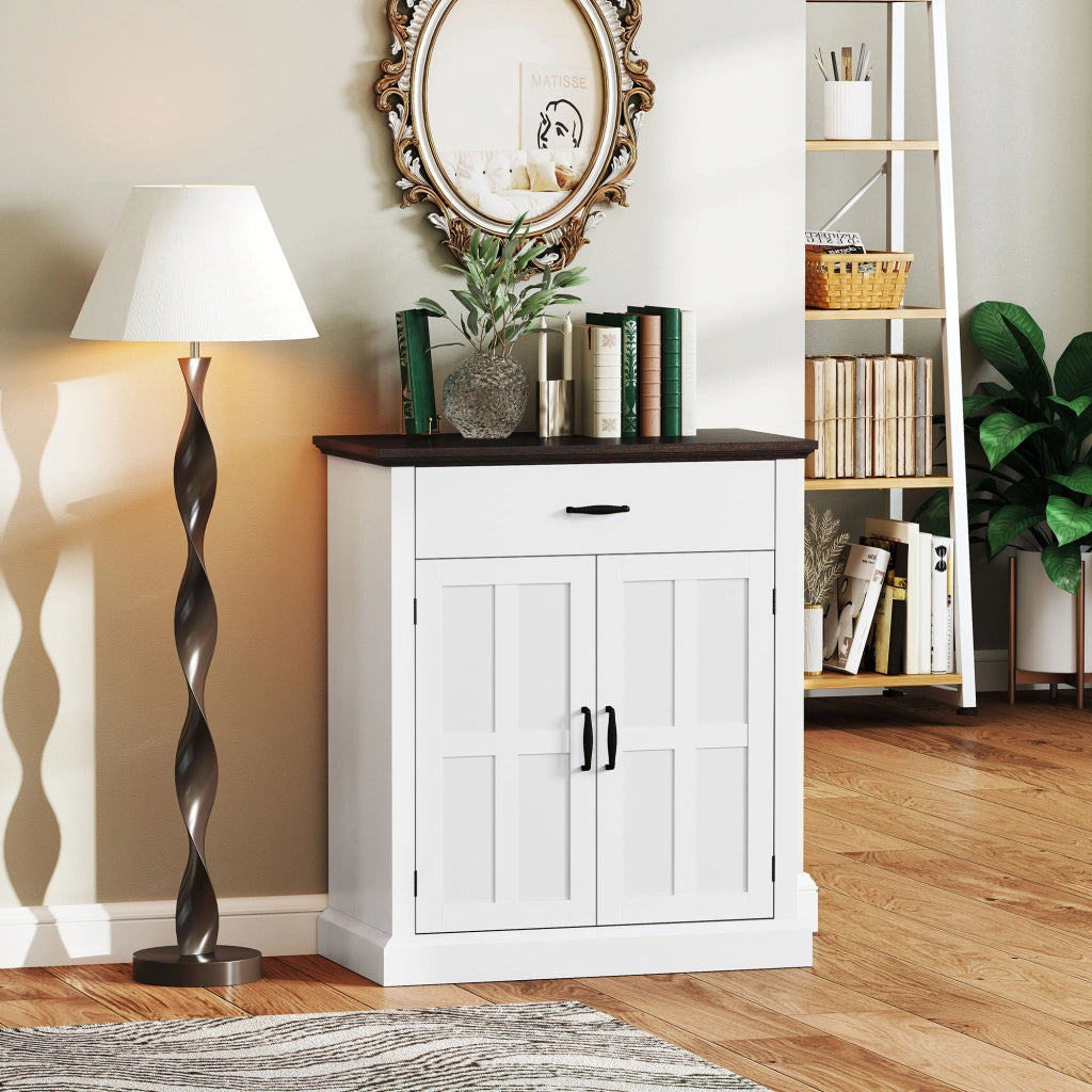 Armadio battente ¨C zephmum ¨C Bianco 75.2x40x91.5 cm