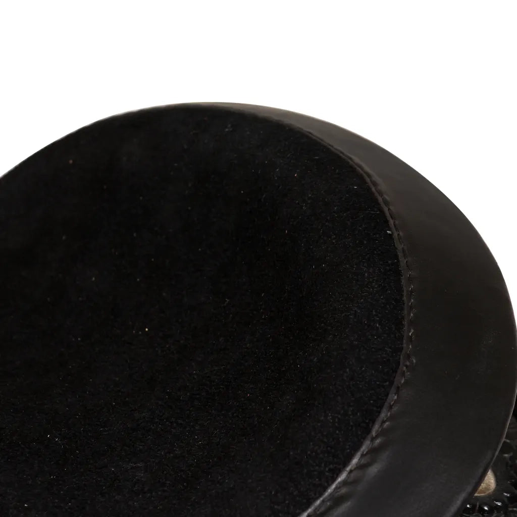 Sella Western Testiera e Pettorale in Vera Pelle 12" Nero 91355