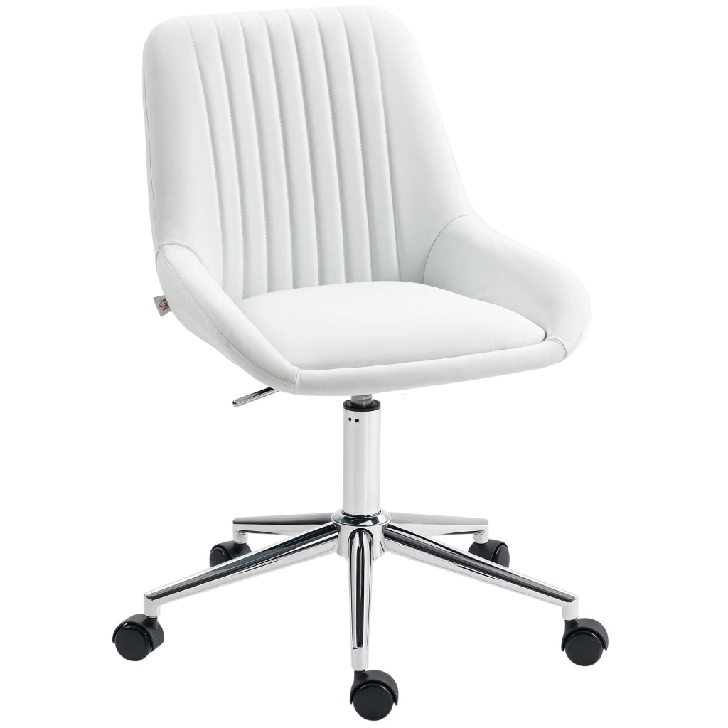 Sedia da ufficio ¨C zephmum ¨C 52x58x80-90cm bianco