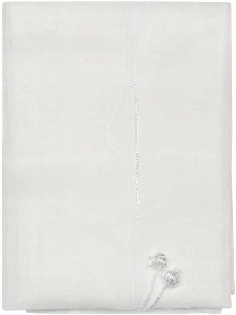 Tende Pacchetto Coppia Regolabili 60x240 cm Finestra Porta Interno Tessuto Casa Bianco