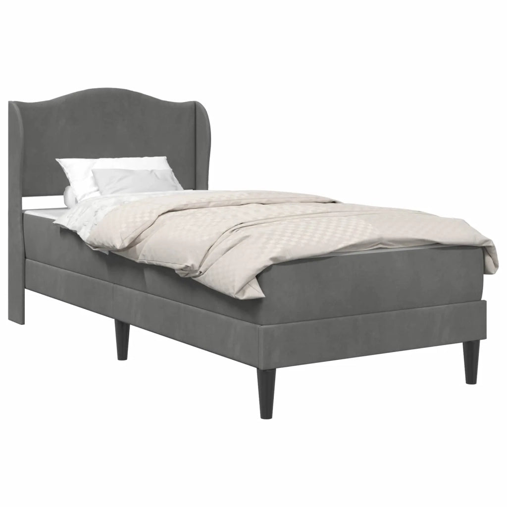 Struttura del letto Grigio Scuro 80 x 200 cm Velluto 3415167