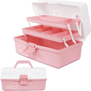 Organizzatore multifunzionale 305 cm a 3 strati opacchiabile - rosa bianco