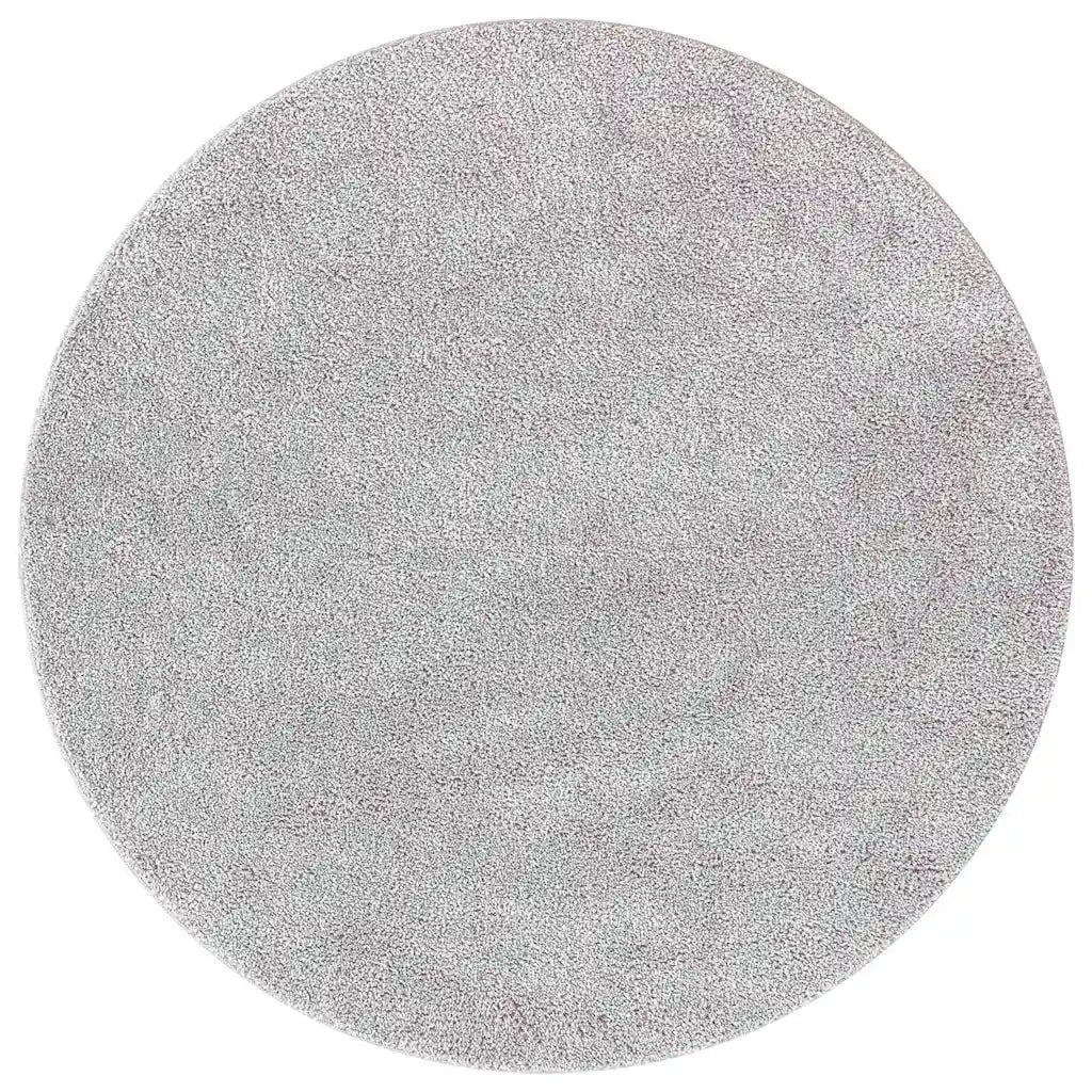 Tappeto Shaggy Antiscivolo Grigio 120 x 120 cm PP 4019781
