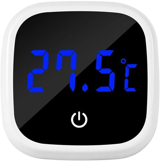 Termometro acquario digitale con schermo a tocco LED - Temperatura misurabile da 0°C a 60°C - Materiale ABS - Adatto per acquari con acqua dolce o salata - Autoadesivo