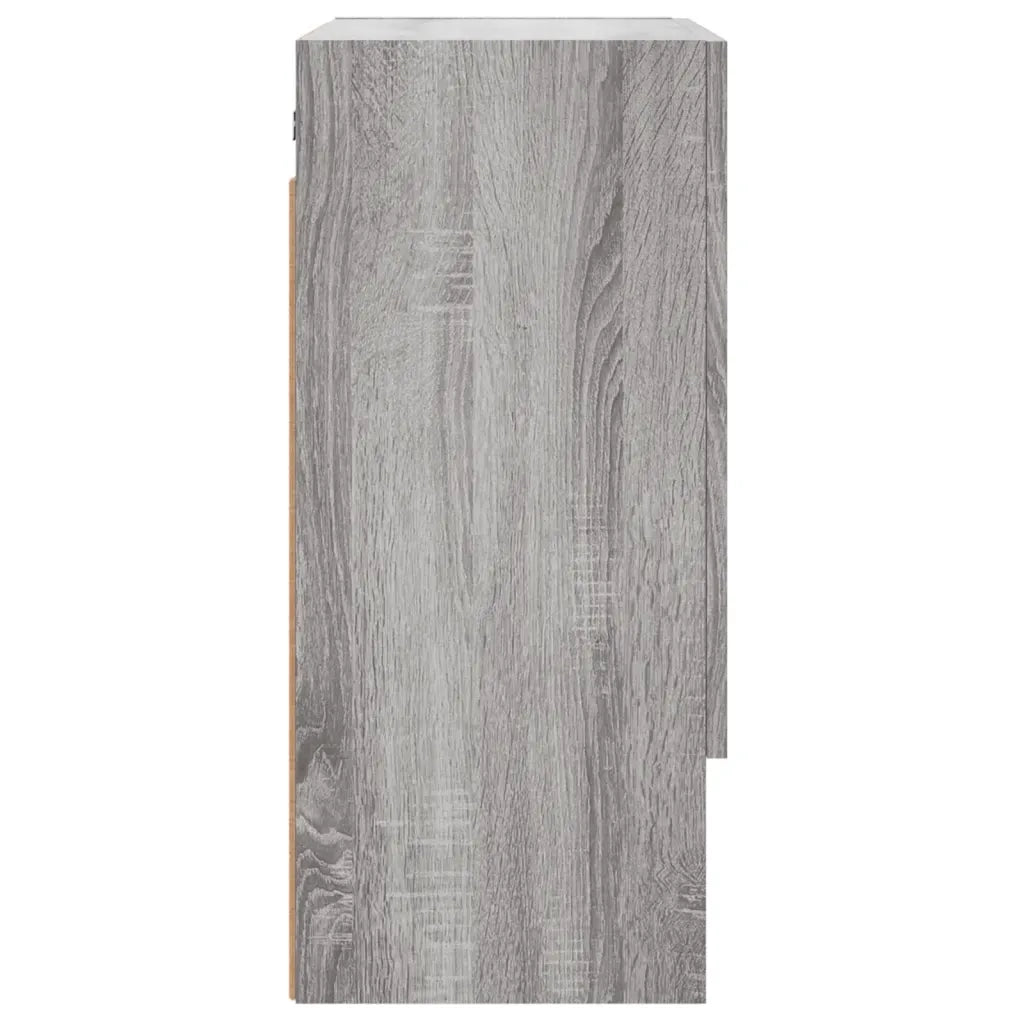 Armadietto a Muro | Mobile a Parete Grigio Sonoma 60x31x70cm in Legno Multistrato