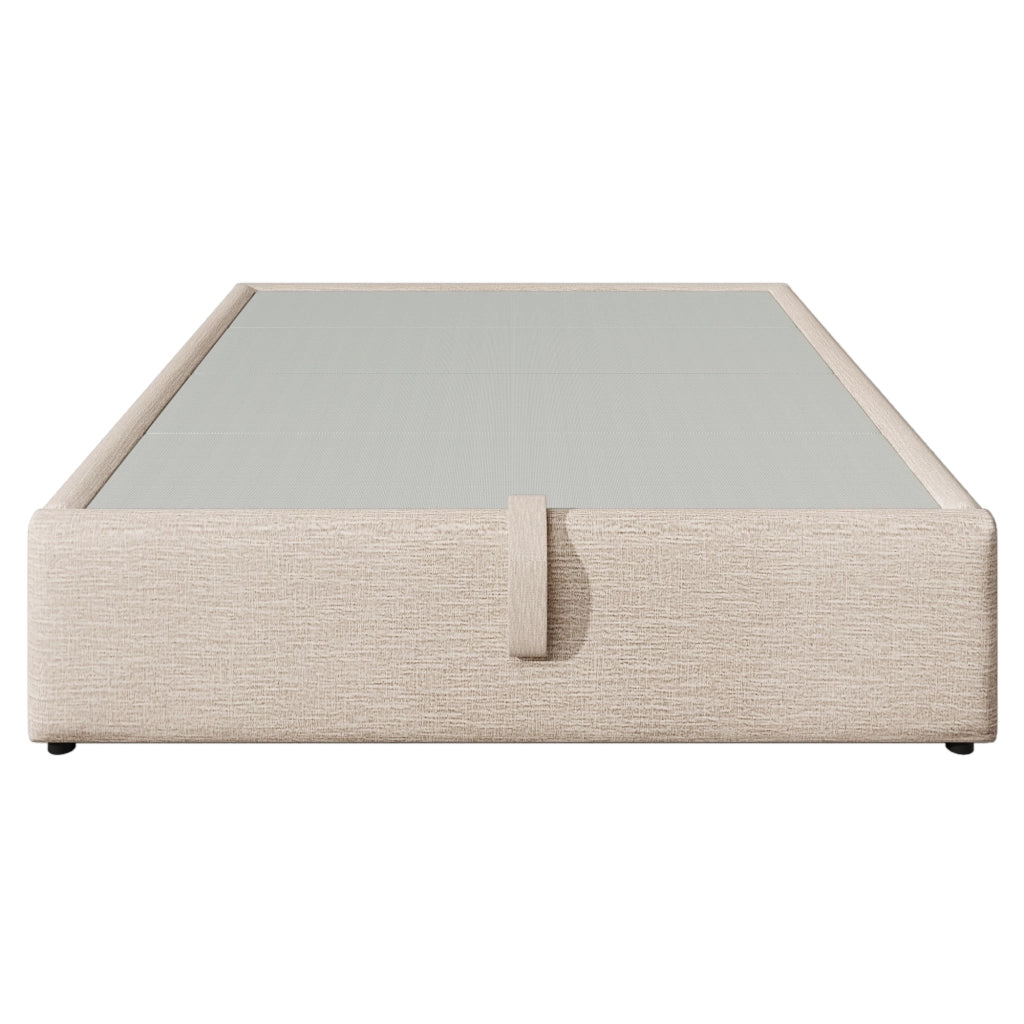 letto imbottito lino naturale 140 x 200 cm