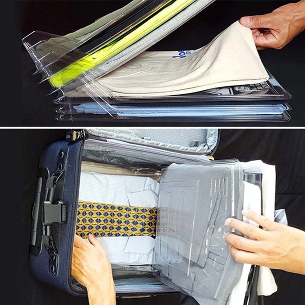 Trade Shop - Organizer Per Magliette Salvaspazio T-shirt Pieghevole Cabina Armadio Cassetto -