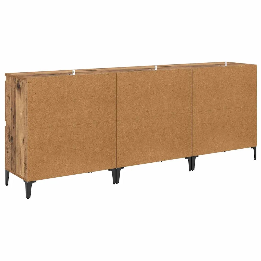 Credenza | Sideboards 3 pcs Legno vecchio 60 x 35 x 70 cm