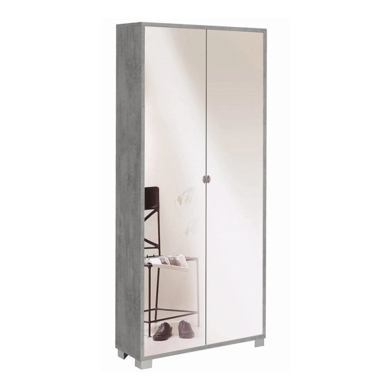 Mobile 2 Ante Specchio Kit Cemento cm 83x29x190h - Sarmog
