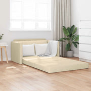 Divano letto 110cm Crema Tessuto 4106697