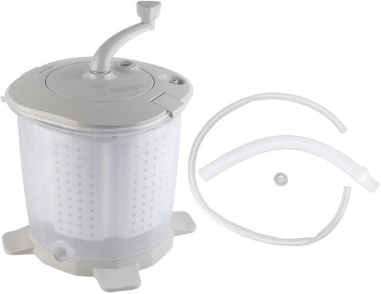 Lavatrice portatile - Lavatrice manuale - Efficace risparmio energetico - Colore grigio - Lavatrice mini - Adatta per stanza da letto, appartamento,...