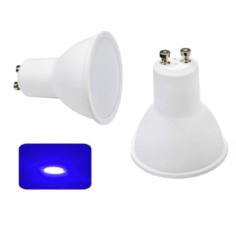 Trade Shop - Faretto Led Gu10 6watt Luce Colorata Blu Rossa Verde 220v Lampadina Gu10 Gu10 -