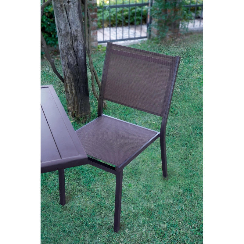 Sedia Elba MOIA chocolate