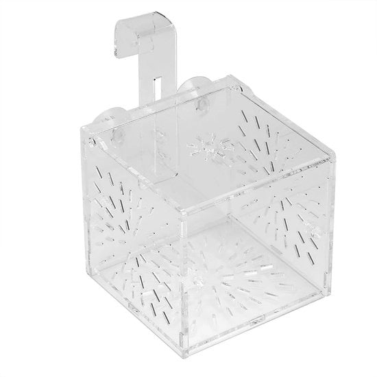 Box di isolamento acquario trasparente - Isolamento visivo - Acquario - Slabbriga - Flessibile - Doppia fissaggio - 10 x 9,8 x 10 cm