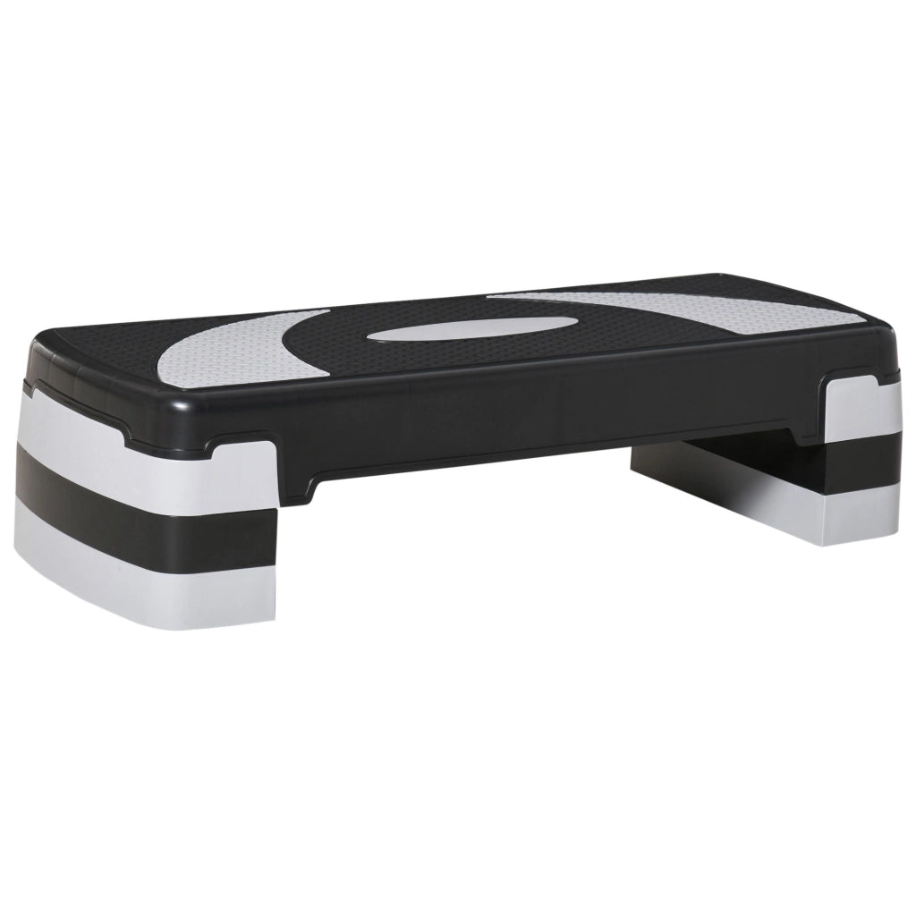 Stepper Aerobico ¨C Xylo ¨C 3 Livelli Regolabili 80x31x20 cm Nero Grigio
