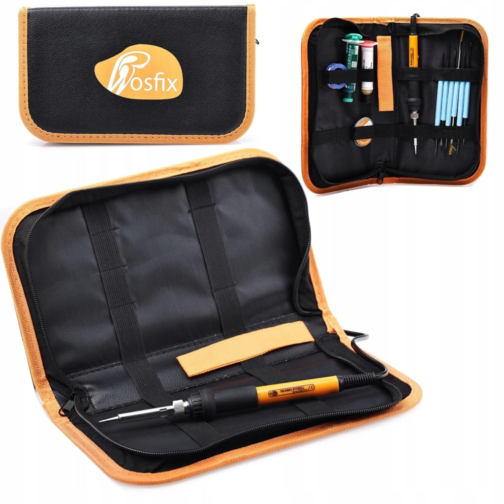 Kit Saldatura Rosfix Pitbull 9 in 1 – Stazione Saldante 60W con Regolazione | Elettronica, SMD, DIY, Servizio