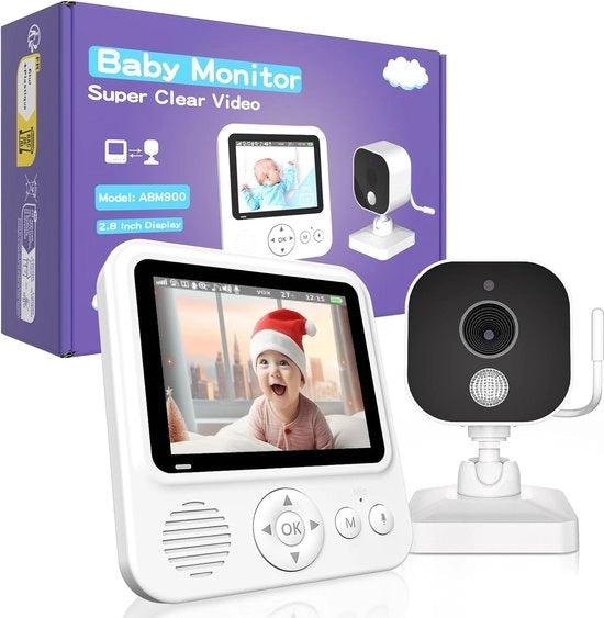 Videobabyfoon 28 pollici con Camera 720p, Intercom a Due Vie e Visione Notturna