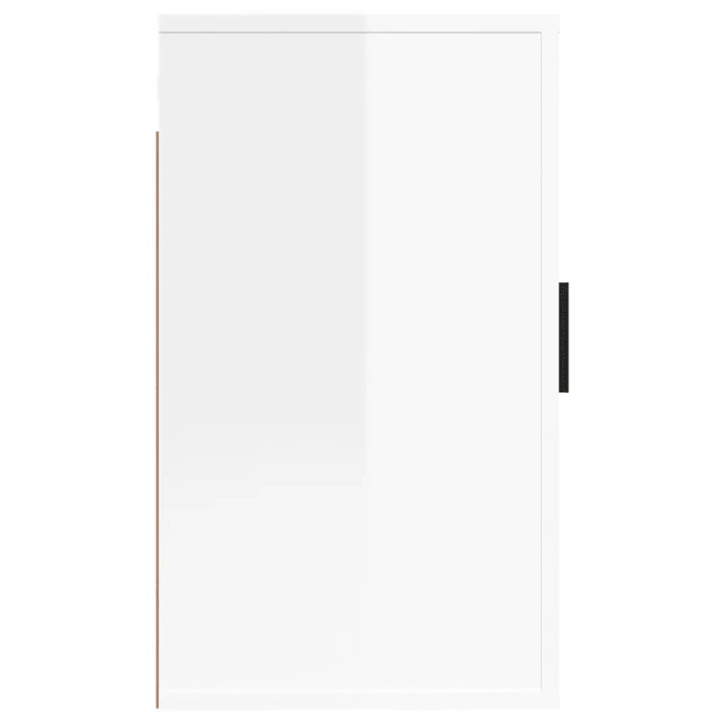 Mobile Porta TV a Parete-Mobile per TV-Credenza TV Bianco Lucido 40x34,5x60 cm