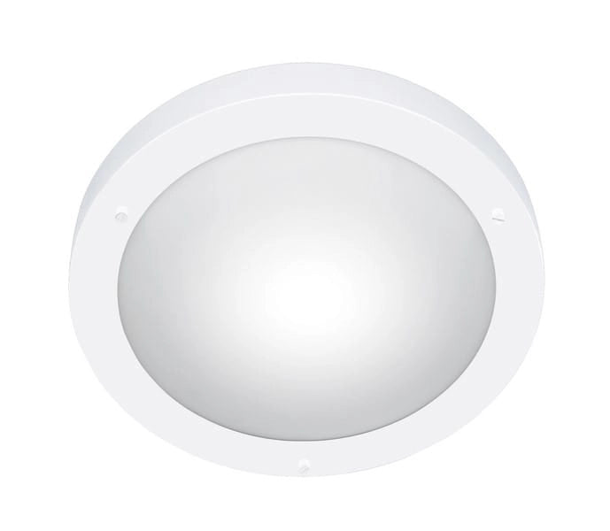 Plafoniera moderna Trio Condus bianca metallo Ø31,5cm IP44