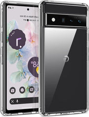 Hoesje trasparente protettivo per Google Pixel 6 Pro: anti-abbagliamento, anti-scalfatura, protezione da cadute militare.