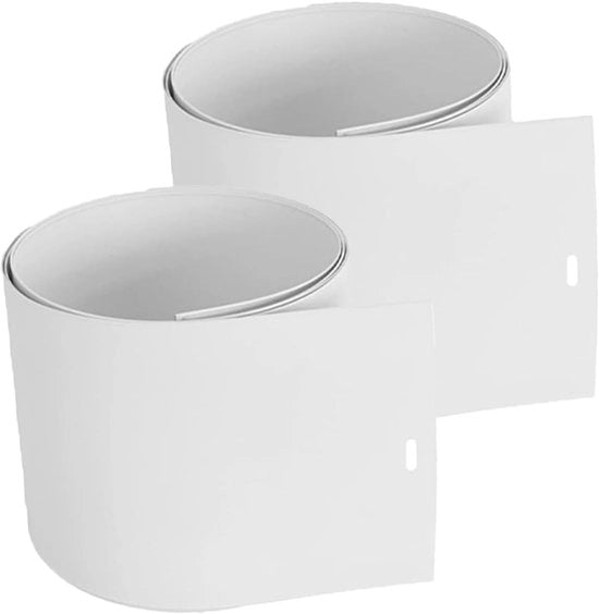 2 pezzi di lamelle in plastica per sostituzione di lamelle bianche per tende a rolo per riparazione di tabblati per lamelle verticali per appartamenti per jaloezie per lamelle in PVC
