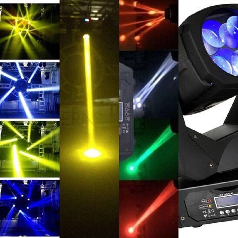 Trade Shop - Sharpy Super Beam Led 4x25 100w Come 5r 2r Effetti Multi Fascio Ac Powercon -