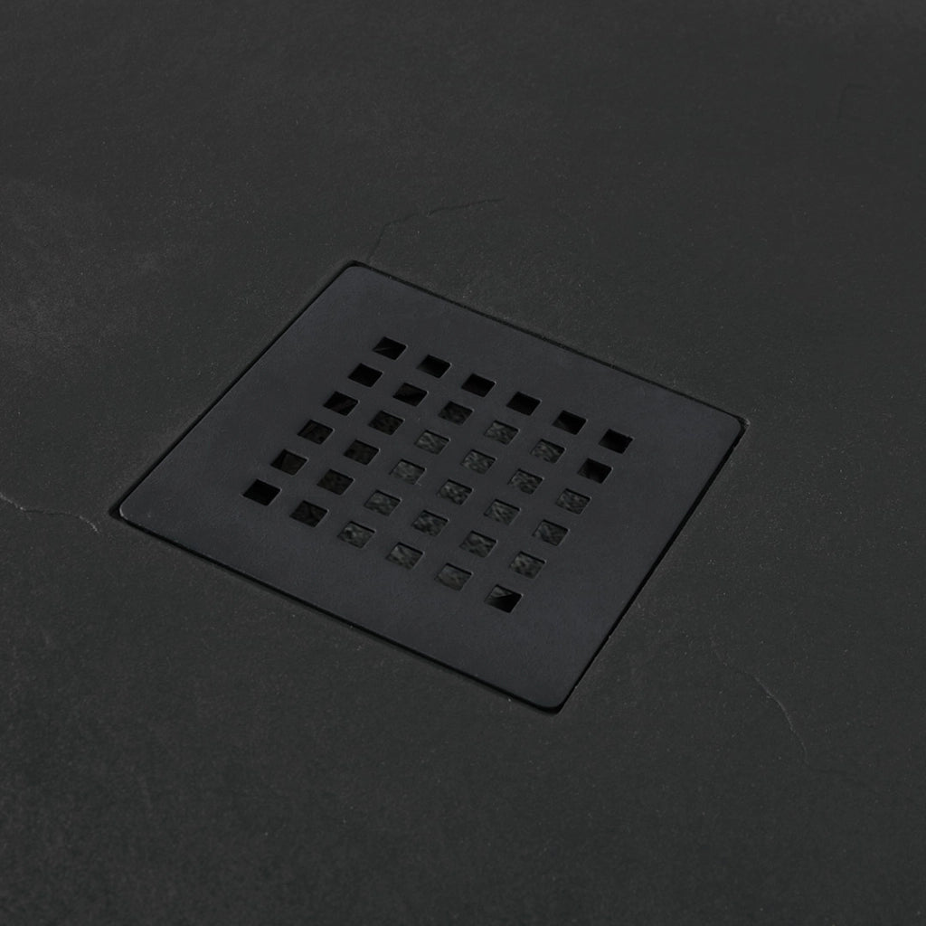 Piatto doccia semicircolare 80x80 antracite