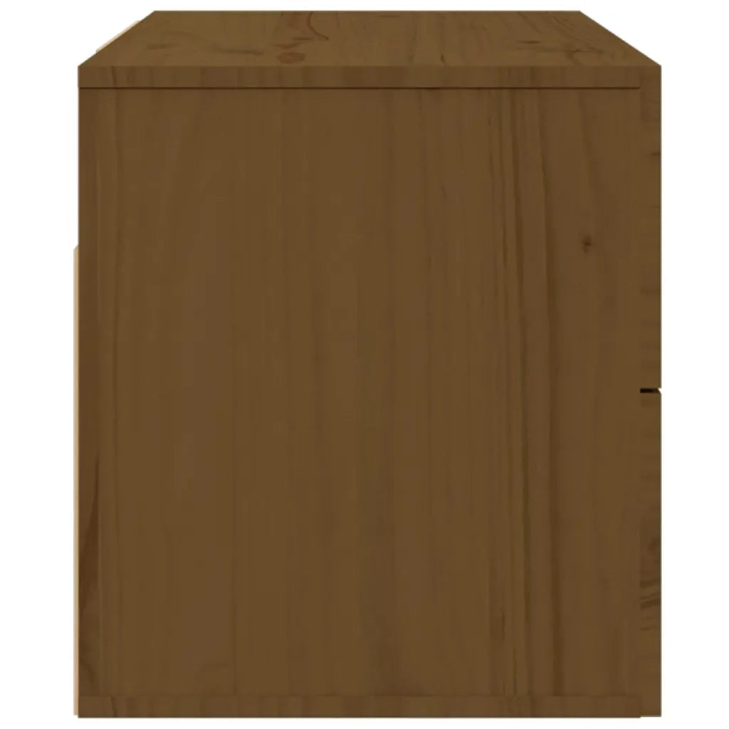 Comodino a Muro Marrone ambra 50x36x40 cm 820982
