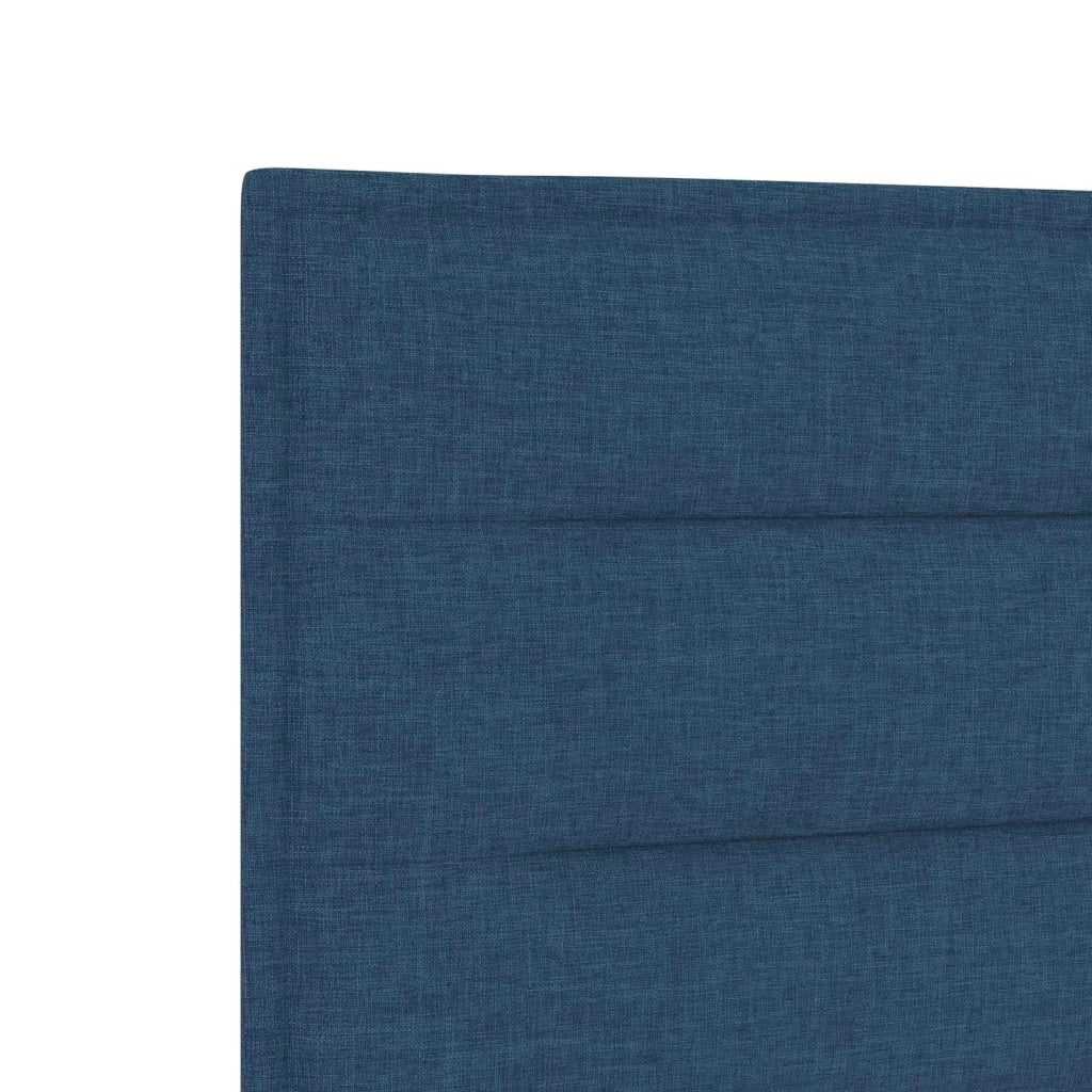 Letto box spring con materasso Blu 120 x 190 cm Tessuto 3452627
