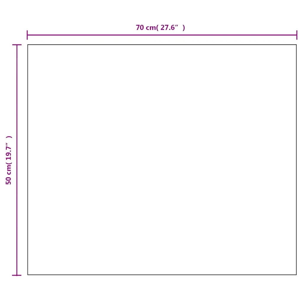 Specchio Senza Cornice-Specchio Decorativo 70x50 cm in Vetro