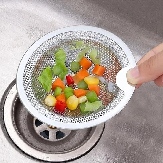 Set di 3 Siepi per Filtro della Cucina in Acciaio Inossidabile - Dimensioni 10,2 x 7,5 x 2 cm - Siepi per Filtro della Cucina