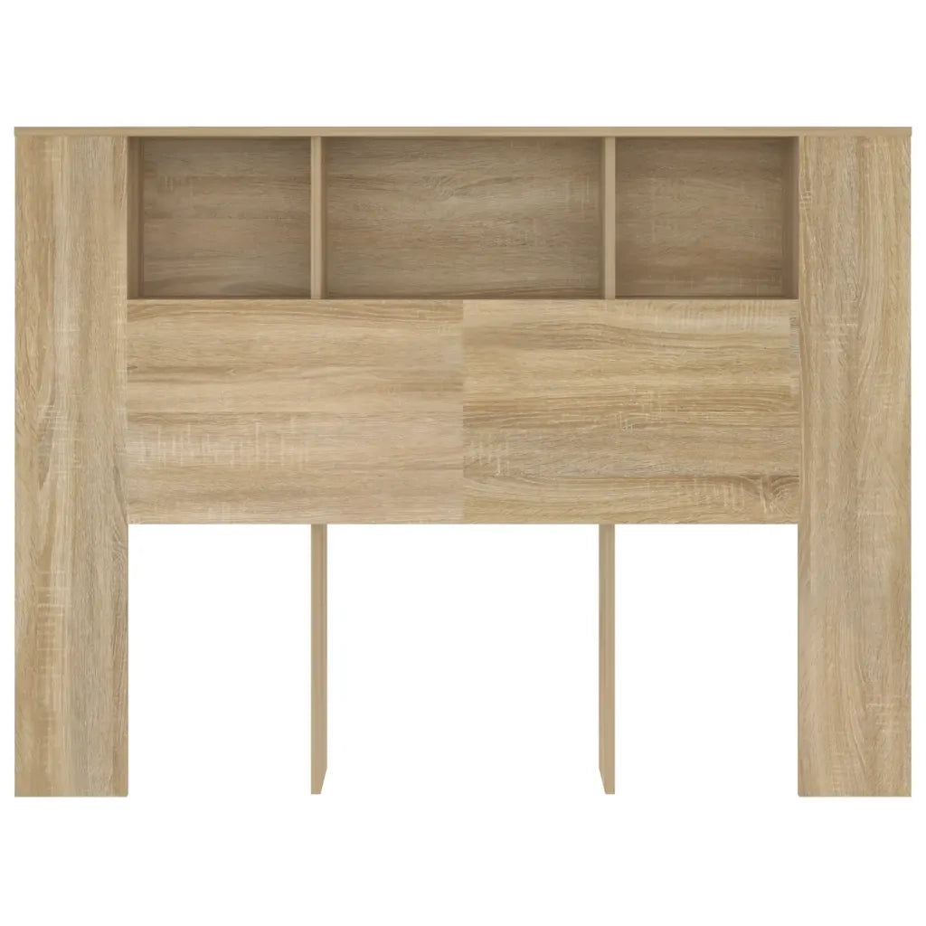 Testiera | Testata con Scomparti Rovere Sonoma 140x18,5x104,5 cm