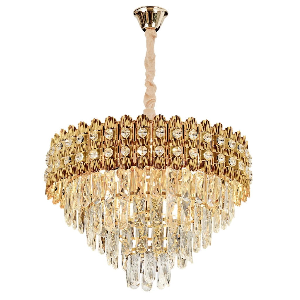 Lampada Cristal G058-cp 60cm Gold