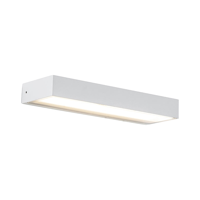 Applique biemissione LEVEL LED 15W 4000K Bianco - Lampada da parete per esterno IP65 in alluminio pressofuso - Rossini Illuminazione