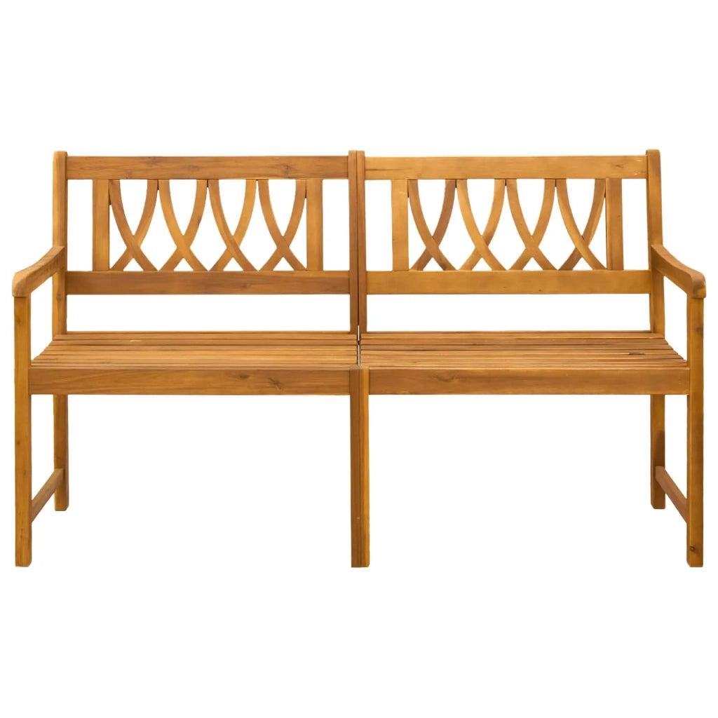 Panchina da esterno | Panchina da Giardino | Panca da Giardino Naturale 150 x 55,5 x 90 cm
