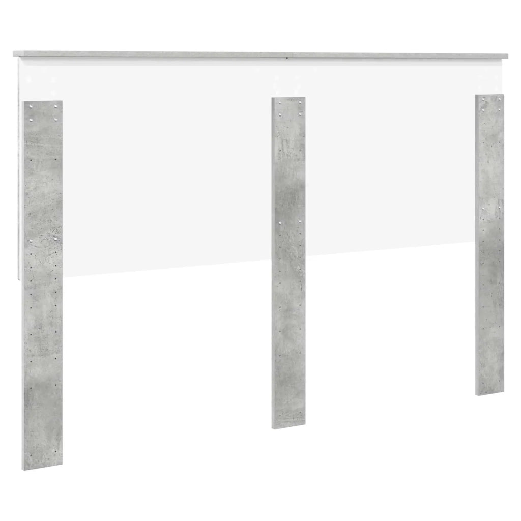 Testiera | Testata con Testiera | Testata Grigio cemento 150 cm Legno multistrato