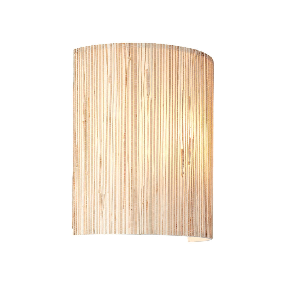 Applique LONGSHORE japandi in erba marina beige E27 Endon