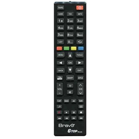 TELECOMANDO TV '6 TOP BRANDS' - BRAVO