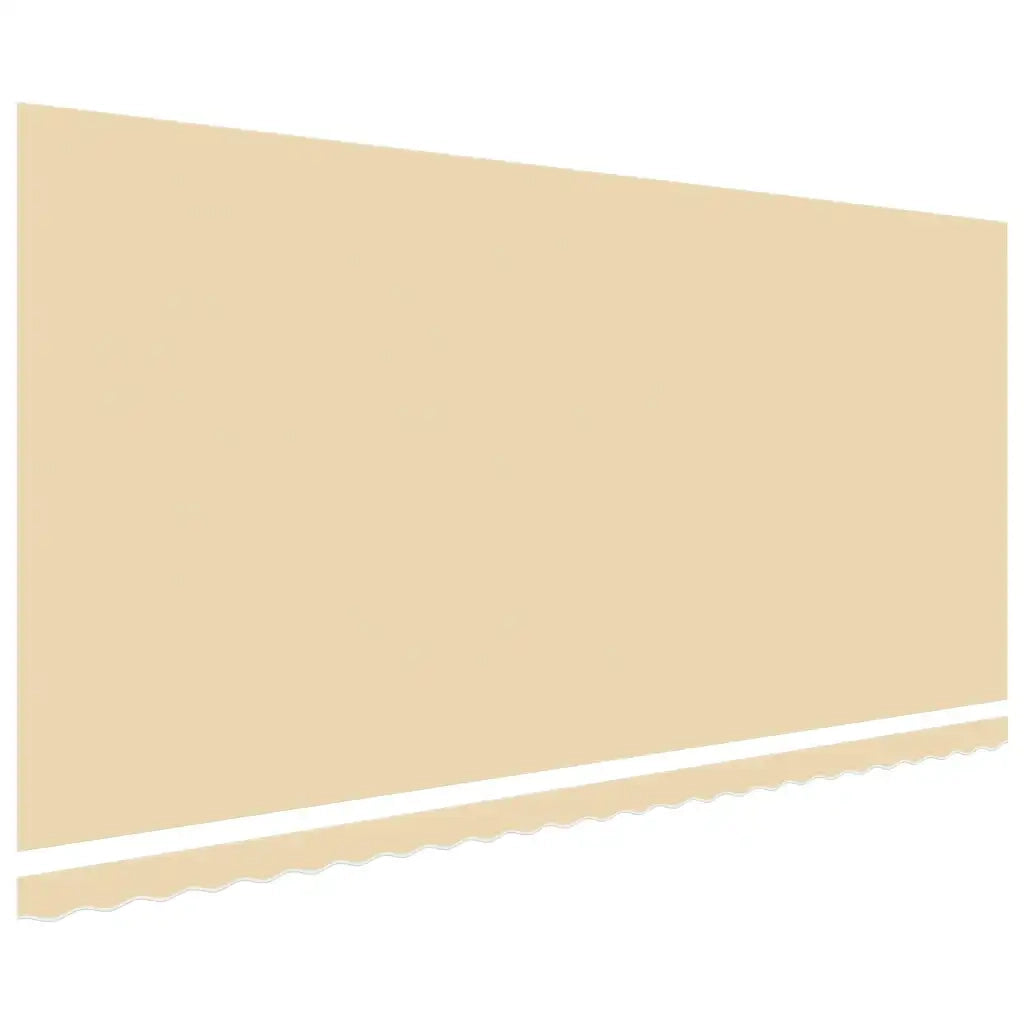 Tessuto di Ricambio per Tenda da Sole Crema 600x300 cm Poliestere 141015
