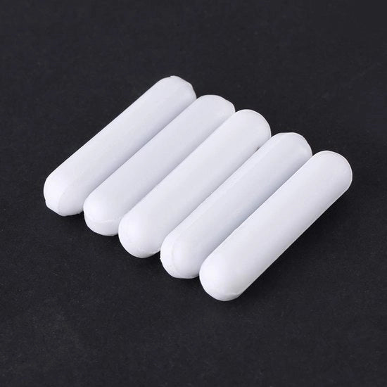 Set di Stantuffi 5 pezzi - PTFE - Resistente ai prodotti chimici - Alta resistenza a temperature elevate - Bassa resistenza a temperature basse - Per utilizzo con rottami magnetici - Stantuffi per magneti