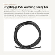 Sistema di irrigazione a sprinkler 5m - tubo PVC - micro diffusore - diametro esterno 7mm - diametro interno 4mm - materiale resistente - tubo di irrigazione