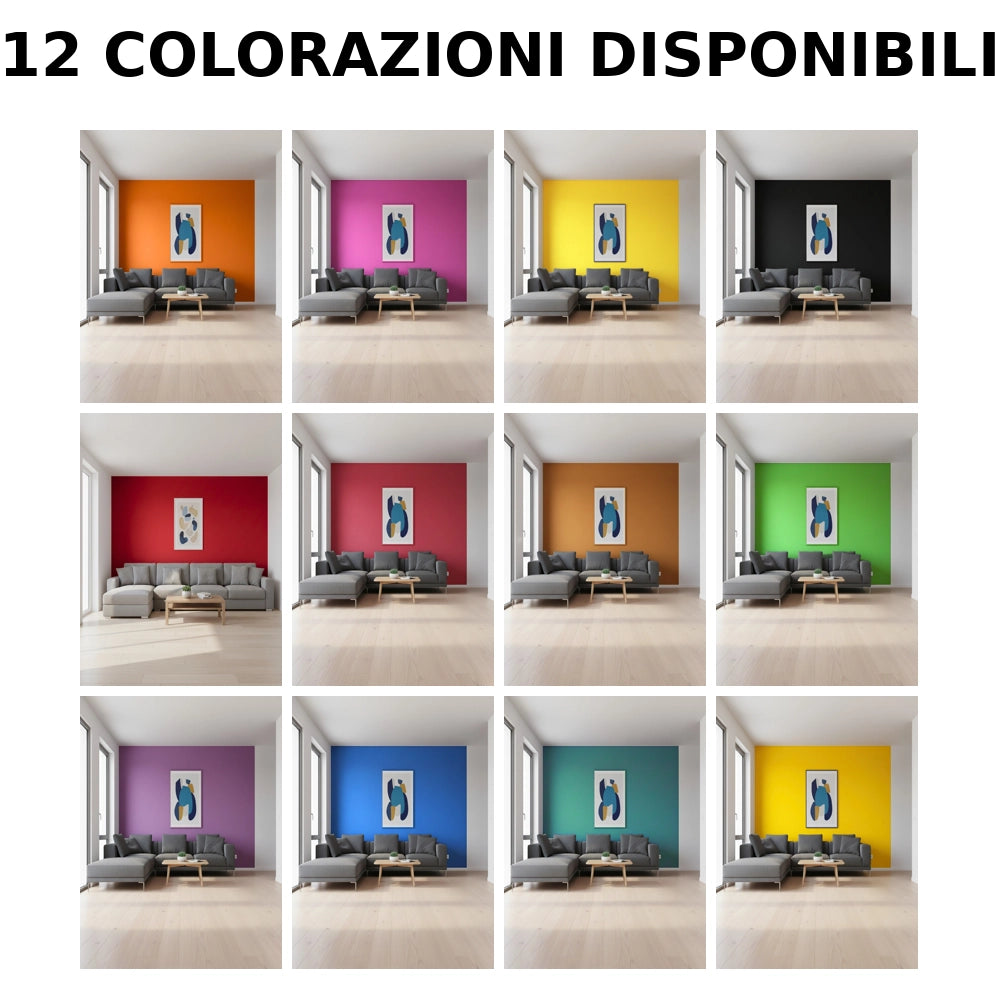 Kit pittura colorata pop intenso 2,5 l e additivo anticondensa termika-mix tecnostuk 1 l *** colore- rosso magnetico ...