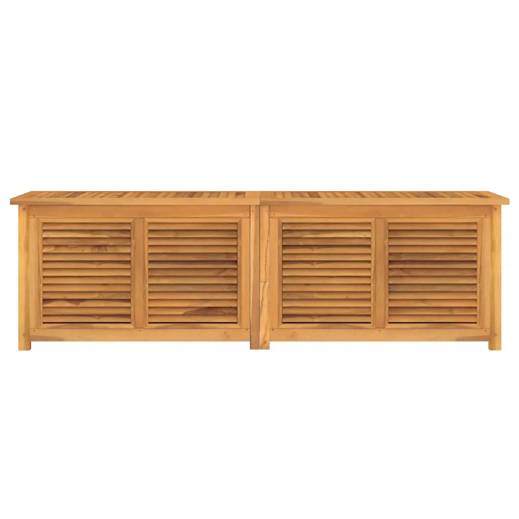 Contenitore Giardino con Borsa 175x50x55 cm Legno Massello Teak 363273