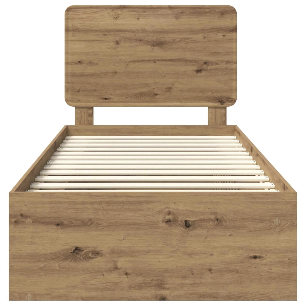 Struttura del letto Rovere Artigianale 100 x 200 cm 3412532