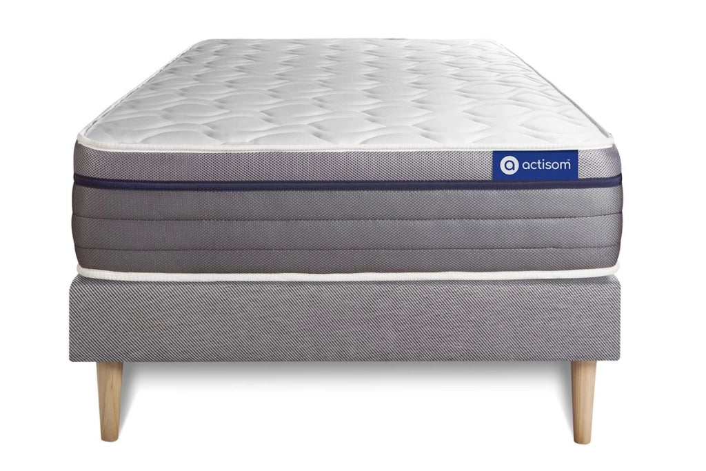 Kit rete e materasso matrimoniale Actiflex zen 80x200cm - Spessore : 26cm - Molle insacchettate e memory foam - Bilanciato -