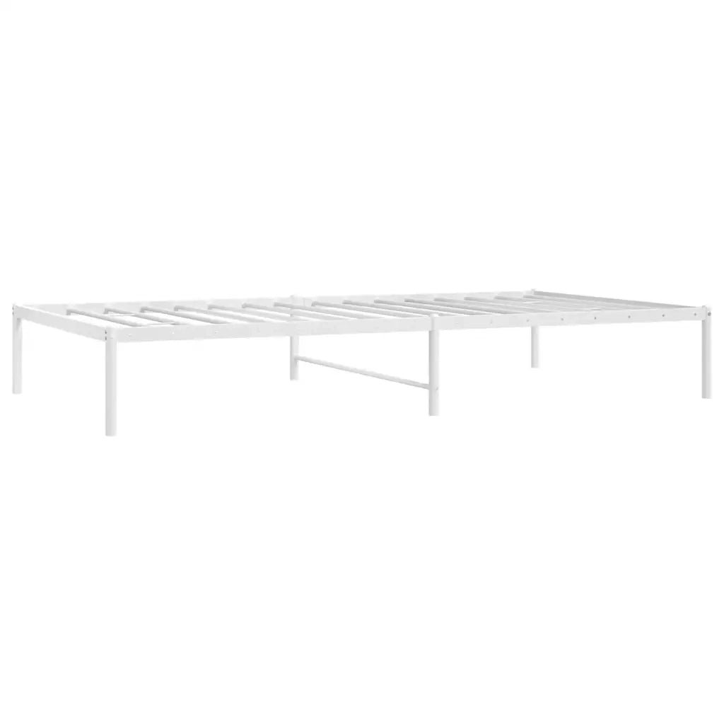 Giroletto-Struttura Letto in Metallo Bianco 75x190 cm 708470
