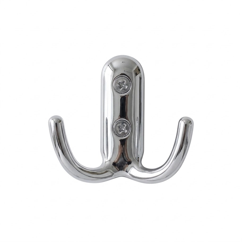 APPENDIABITO 2 GANCI pz 1 - cromo  - Blister Koncreto