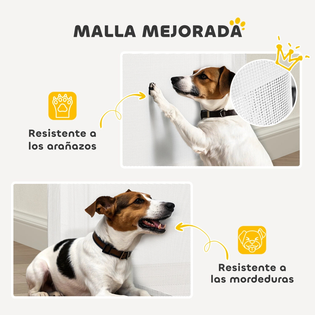 Barriera per Cani Retrattile ¨C Minimal ¨C Bianco 0-140 cm