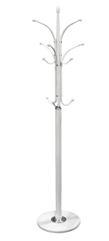 EMILY APPENDIABITI A PIANTANA CON BASE IN MARMO 178CM COLORE BIANCO