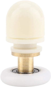 Rulli doccia in ottone - Set da 8 - Diametro 27 mm - Adatti per porte di vetro